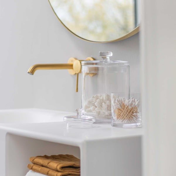 Prosoape galben ocru din bumbac 2 buc. 35x55 cm Geo – Mette Ditmer Denmark-image-2