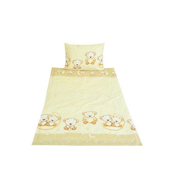 Lenjerie de pat pentru copii din bumbac 90x135 cm Teddy 