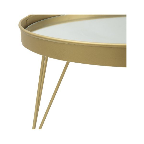 Măsuță pentru servire Mauro Ferretti, ⌀ 36,5 cm, auriu-image-1