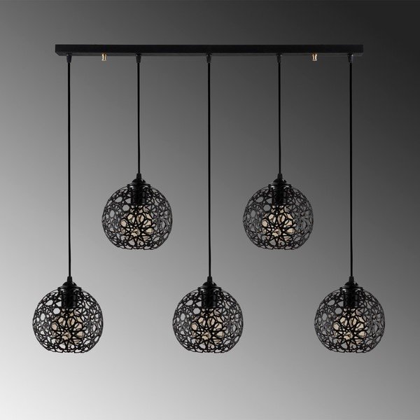 Lustră neagră ø 17 cm Fellini – Opviq lights-image-1