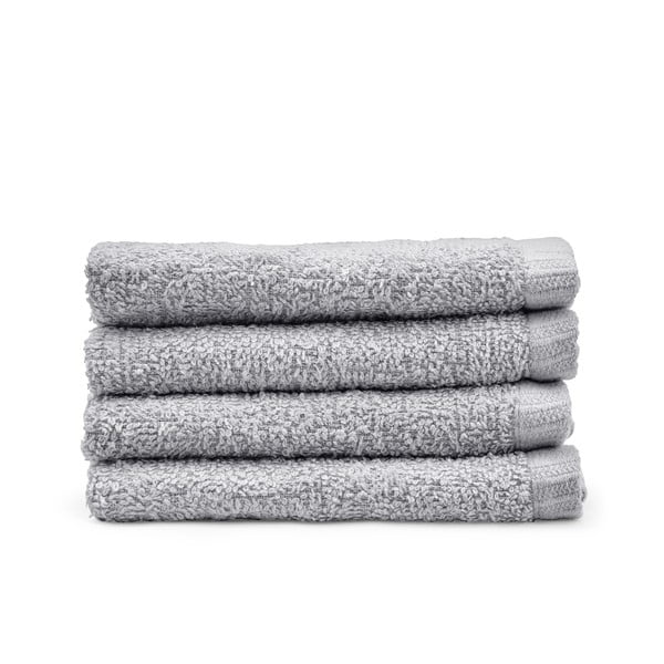 Prosoape gri 4 buc. din bumbac cu uscare rapidă 30x30 cm Quick Dry – Catherine Lansfield