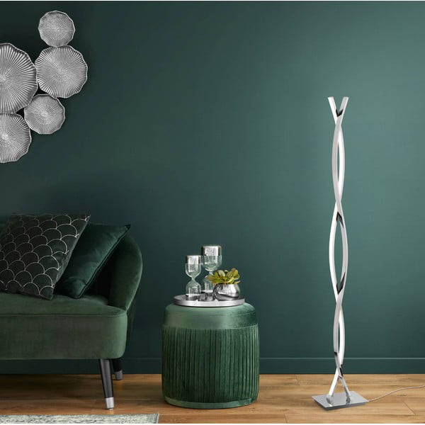 Lampadar argintiu LED (înălțime 142 cm) LASANA 2 – EGLO-image-2