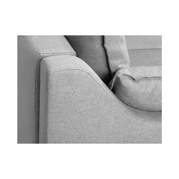 Canapea Mazzini Sofas Ancolie, gri deschis, 150 cm-image-4