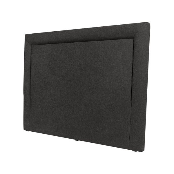 Tăblie de pat Mazzini Sofas Ancona, 160 x 120 cm, negru-image-3