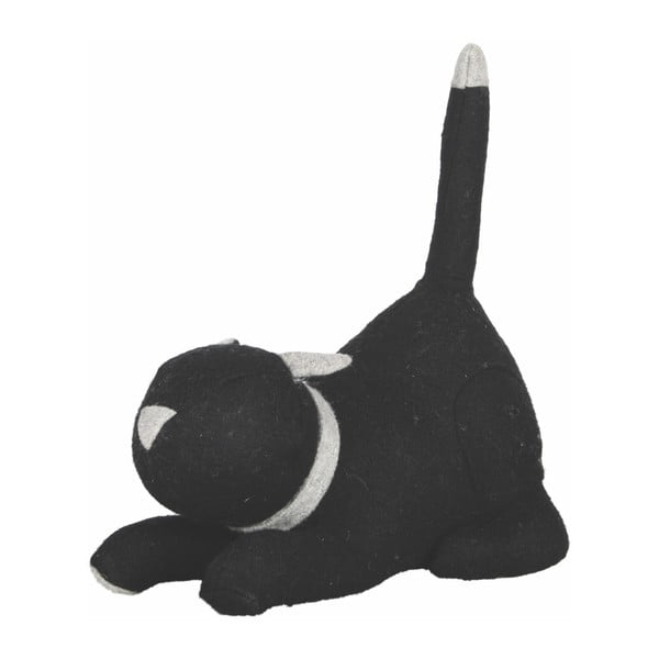 Opritor ușă Esschert Design Cat, negru