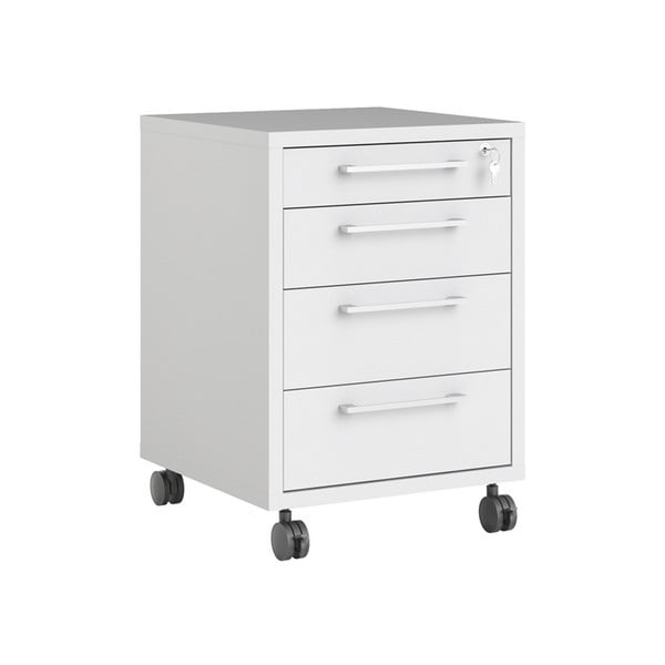 Dulap alb cu încuietoare 48x68 cm Prima – Tvilum-image-2