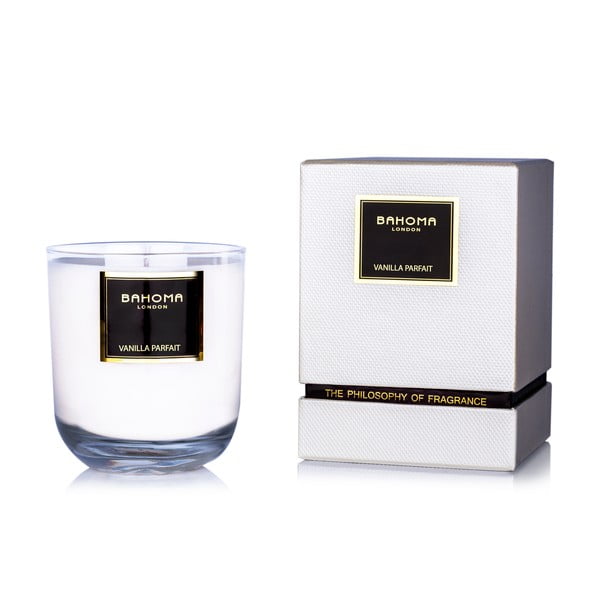 Lumânare parfumată Bahoma Luxury, vanilie parfait, ardere 75 de ore