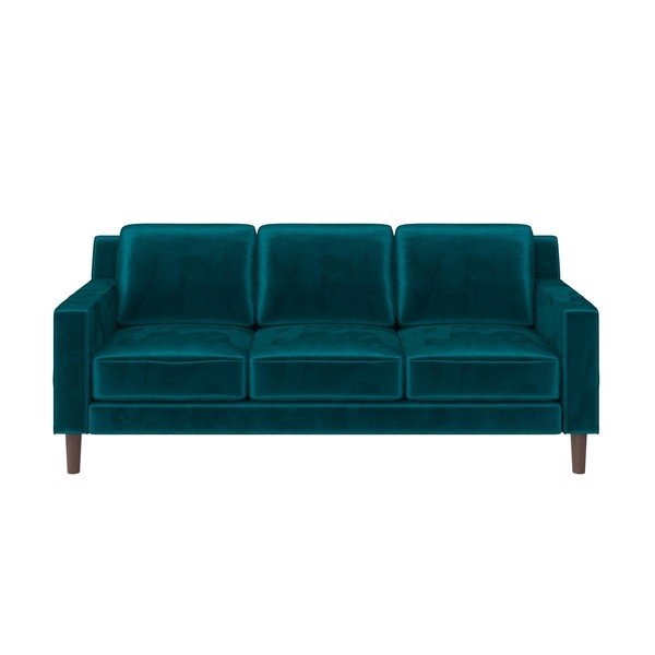 Canapea verde cu tapițerie din catifea 83 cm Brynn – Støraa