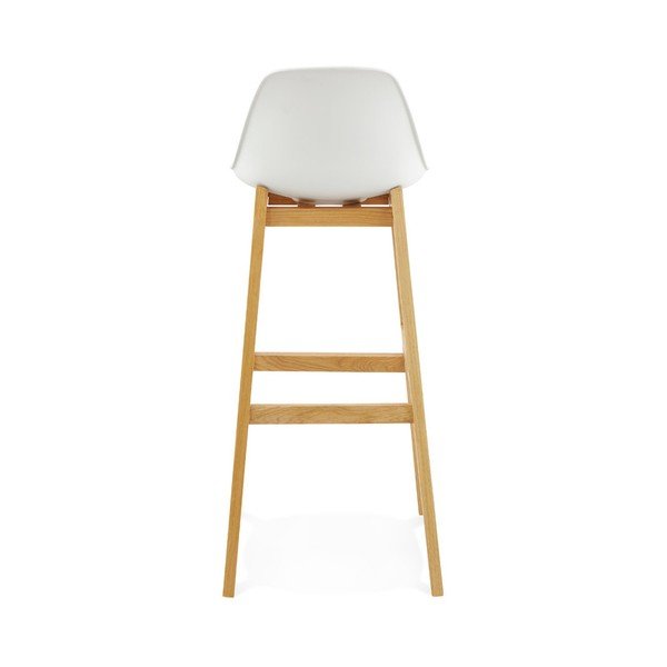 Set 2 scaune de bar  Kokoon Design Elody, alb -image-3