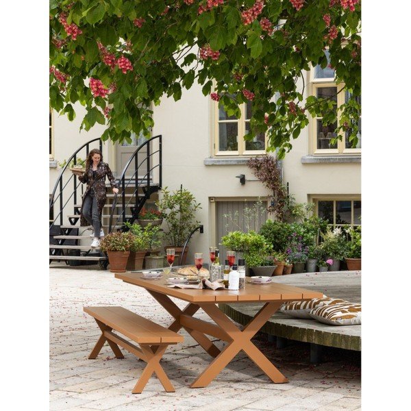 Masă  de grădină din aluminiu 100x220 cm Delta – Exotan-image-1