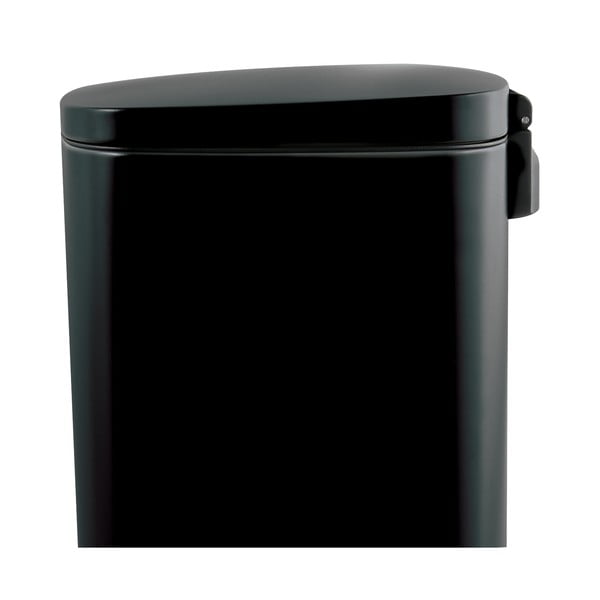 Coș de gunoi negru mat cu pedală din oțel 50 l   Akira – Spirella-image-4
