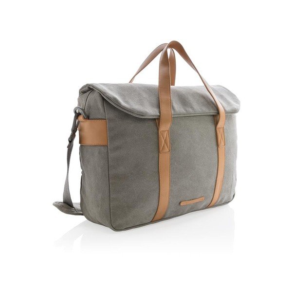 Geantă din pânză pentru laptop 15,6'' XD Collection, 16 l, gri