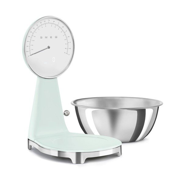 Cântar de bucătărie verde deschis din plastic digital – SMEG-image-3