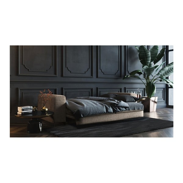 Canapea extensibilă devichy Rothe, 256 cm, bej închis-image-3