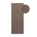 Covor tip traversă taupe țesut manual din lână 80x300 cm Calmio – Hanse Home