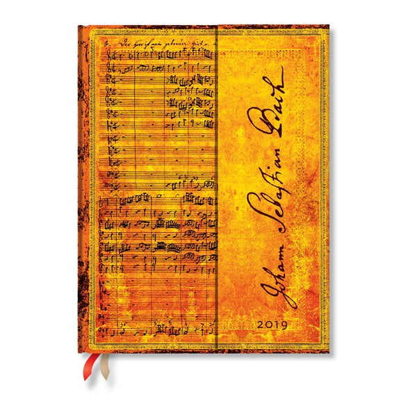 Agendă pentru anul 2019 Paperblanks Bach, 18 x 23 cm
