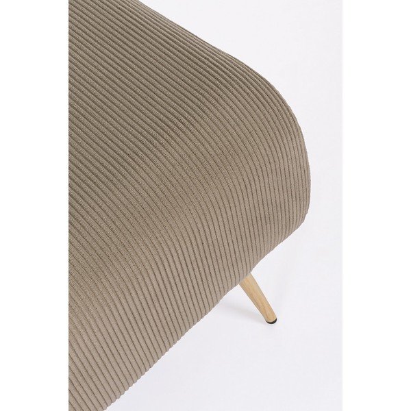 Bancă taupe capitonată Olga – Bizzotto-image-1