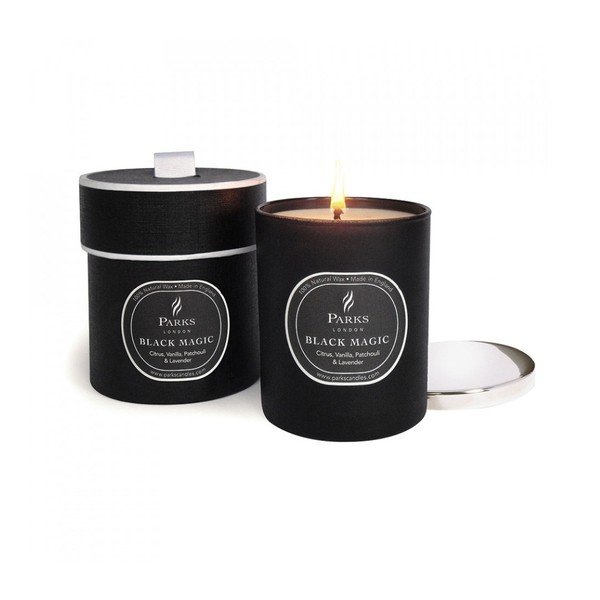 Lumânare parfumată Parks Candles London Black Magic, aromă de vanilie, patchouli, lavandă, durată ardere 45 ore-image-1