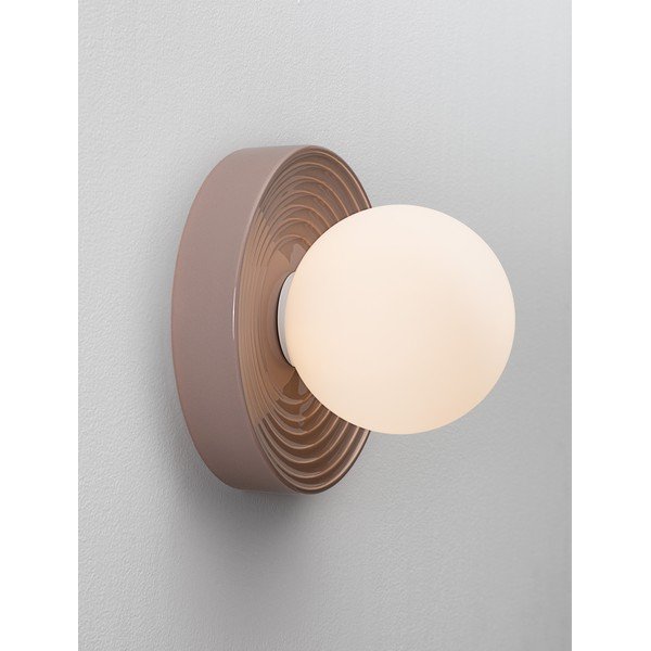 Aplică de perete maro deschis din ceramică Orbique – Nova Luce-image-1