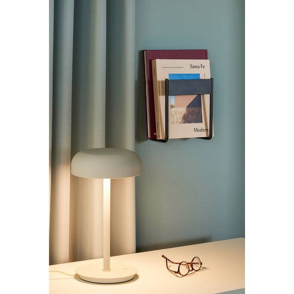 Veioză LED crem cu intensitate reglabilă (înălțime 37 cm) Velo – Hübsch-image-1