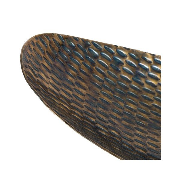 Tavă decorativă din metal 48x16 cm Bronze – Ixia-image-1