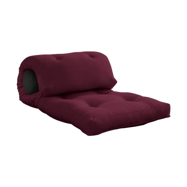 Saltea futon burgundy 70x200 cm Wrap Bordeaux/Dark Grey – Karup Design-image-3