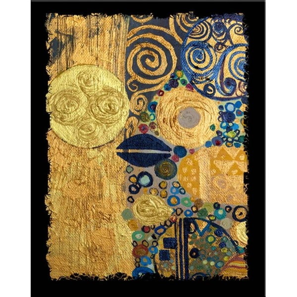 Tablou Tablo Center Golden Circuit, 100 x 140 cm