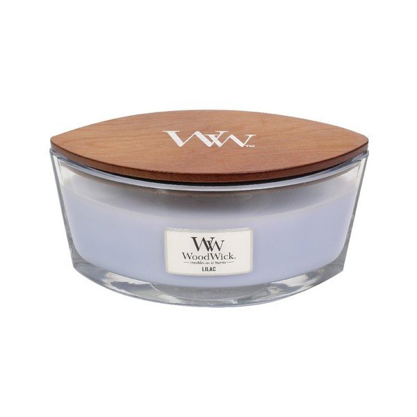 Lumânare parfumată WoodWick, aromă de liliac, 30 ore-image-2