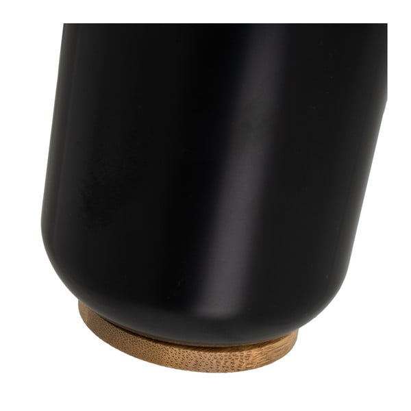 Set de accesorii de baie negru din plastic – Casa Selección-image-1