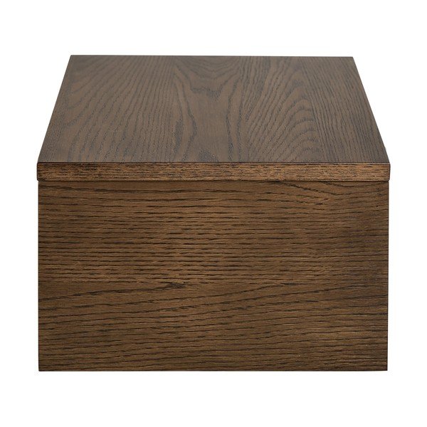 Noptieră în culoare naturală închisă cu aspect de lemn de stejar Monfort – Actona-image-4