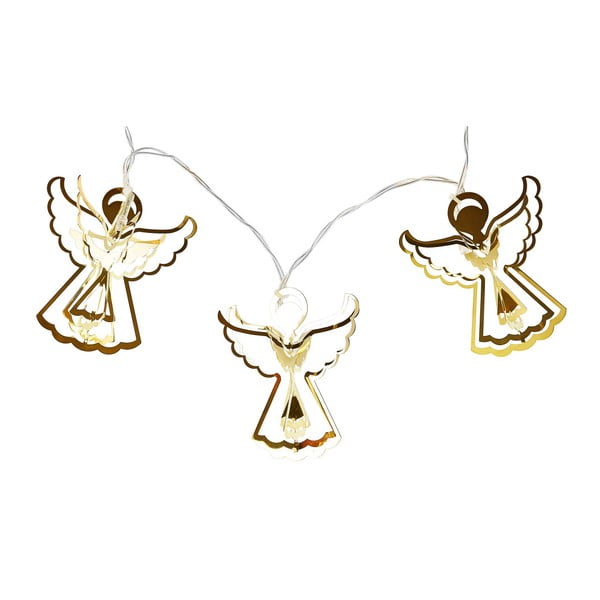 Șirag luminos LED Villa Collection Angels II, auriu, 10 beculețe