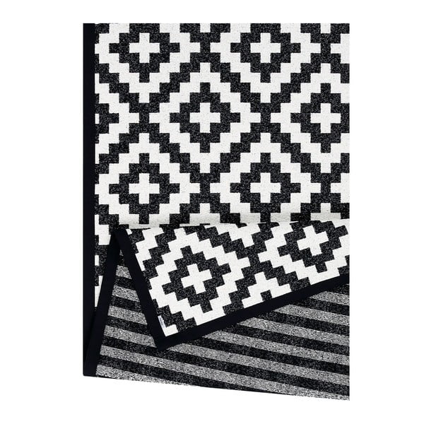 Covor reversibil Narma Viki, 160 x 230 cm, alb-negru-image-4