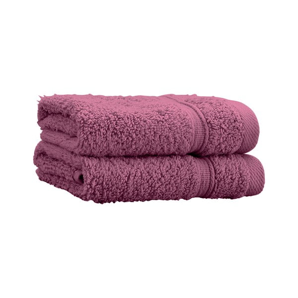 Prosoape roz-închis 2 buc. din bumbac din frotir 30x30 cm Zero Twist – Catherine Lansfield