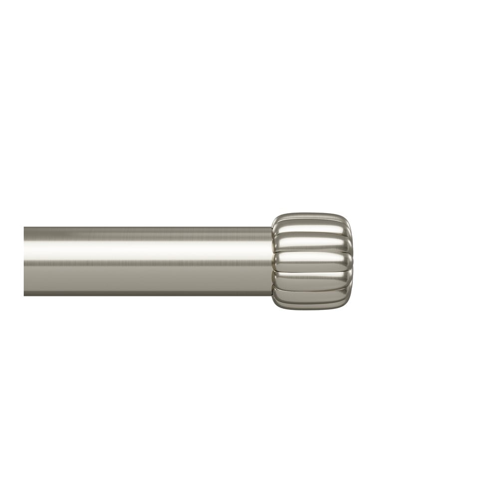 Galerie de perdea argintie extensibilă din oțel 168 - 305 cm Cleo – Umbra