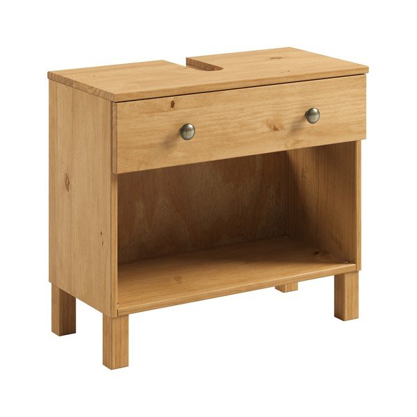 Dulap sub chiuvetă în culoare naturală deschisă jos 62x55 cm Calle – Støraa-image-4