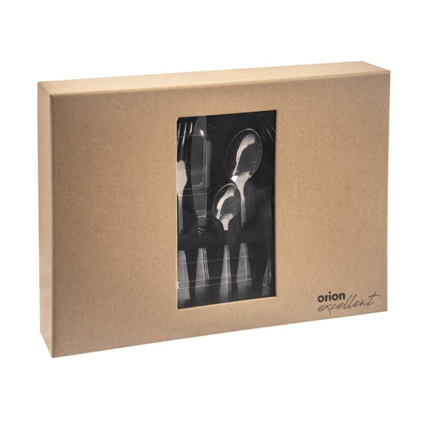 Tacâmuri argintii din oțel inoxidabil 24 buc. Satin – Orion-image-4