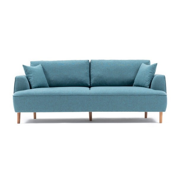 Canapea cu 3 locuri Felix, albastru turcoaz