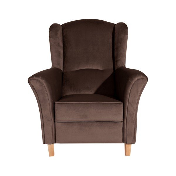 Fotoliu Max Winzer Agnetha Suede, maro-image-1