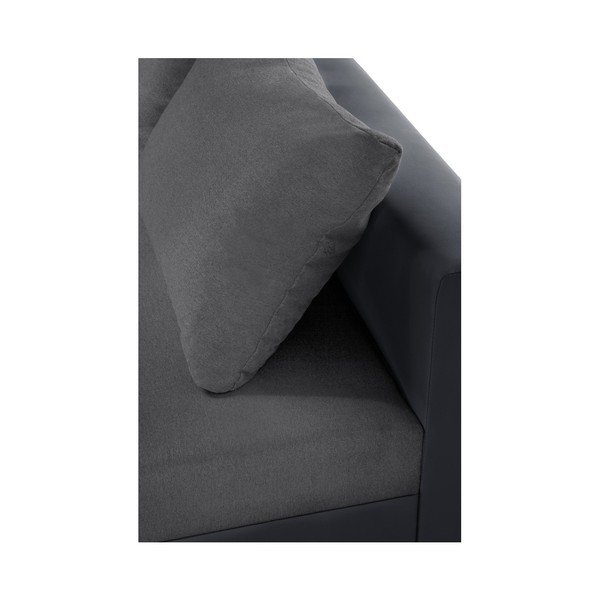 Colțar cu pat pe partea dreaptă Interieur De Famille Paris Aventure, gri antracit-image-3