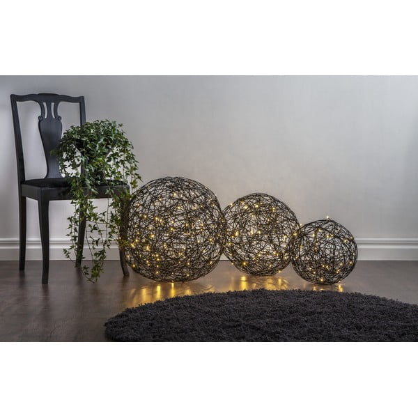 Decorațiune cu LED pentru exterior din oțel inoxidabil Star Trading Dark Trassel, ø 37,5 cm-image-1