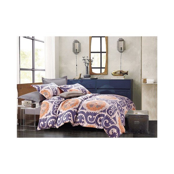 Lenjerie de pat din bumbac pentru pat de 1 persoană DecoKing Marocco, 135 x 200 cm-image-1
