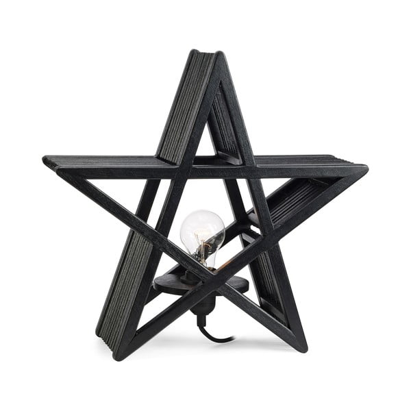 Decorațiune luminoasă de Crăciun neagră Bamboo – Markslöjd