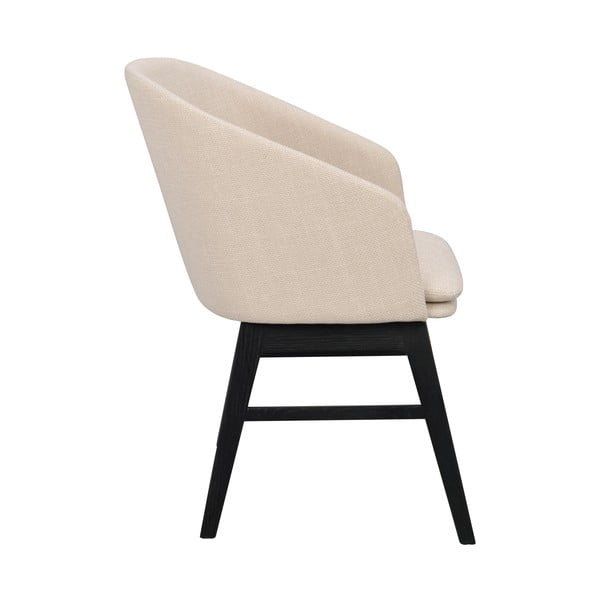 Set de scaune de sufragerie bej 2 buc. tapițat Windham – Rowico-image-3