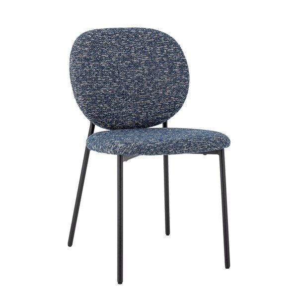Scaun de dining albastru din material textil Percey – Bloomingville-image-2