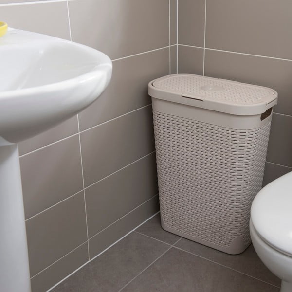 Coș de rufe Addis Calico, 40 l, bej-image-1