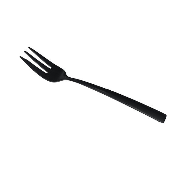 Set de furculițe pentru desert negru din oțel inoxidabil 2 buc. Black – Orion-image-3