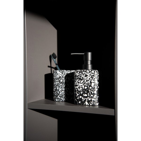Dispenser/dozator săpun Wenko Terrazzo, negru-image-2