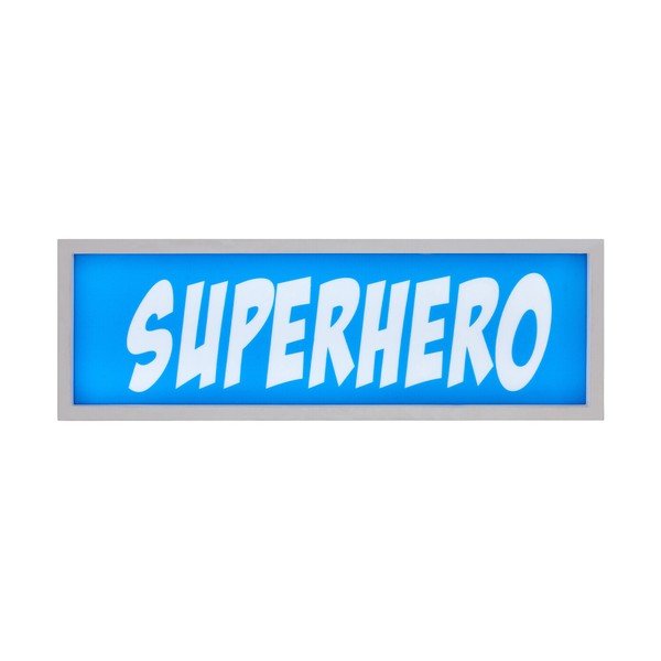 Decorațiune luminoasă albastră cu baterii Superhero – Premier Housewares-image-2