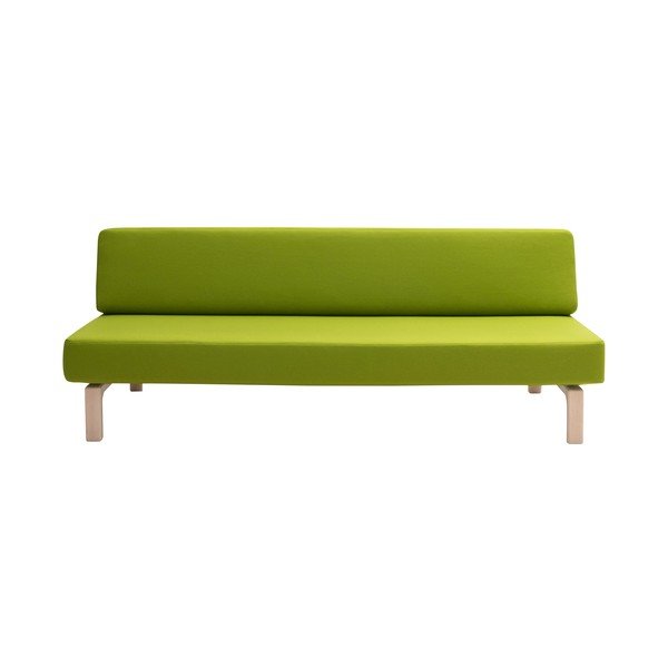 Canapea extensibilă Softline Lazy, galben lime-image-2