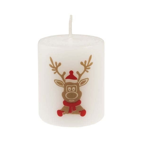 Lumânare Unipar Reindeer, timp de ardere 15 h, alb